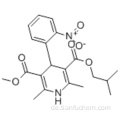 3,5-Pyridindicarbonsäure, 1,4-Dihydro-2,6-dimethyl-4- (2-nitrophenyl) -, 3-methyl-5- (2-methylpropyl) ester CAS 63675-72-9